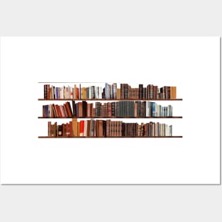 Bookshelves Posters and Art